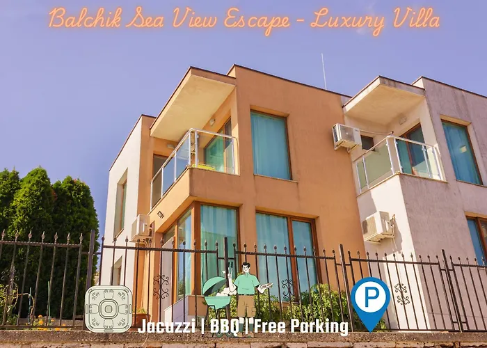 Sea View Escape 5br Luxury With Hot Tub & Free Parking Apartment Balchik